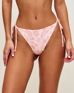 Bas de maillot de bain culotte avec imprimé floral