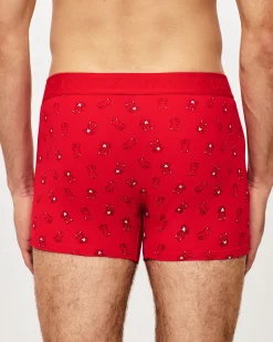 Boxer coton à motifs