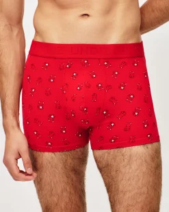 Boxer coton à motifs