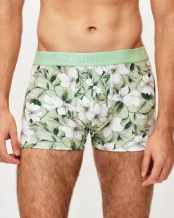 Boxer coton motifs fleurs