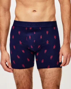 Boxer coton motifs homard