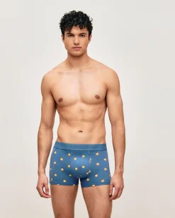 Boxer en coton avec imprimé canard cowboy