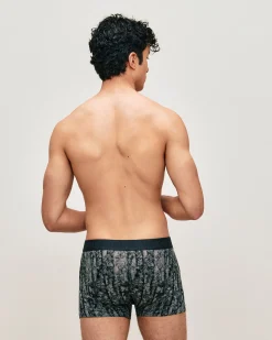Boxer en coton à motifs