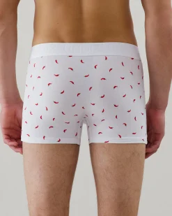 Boxer en coton à motifs