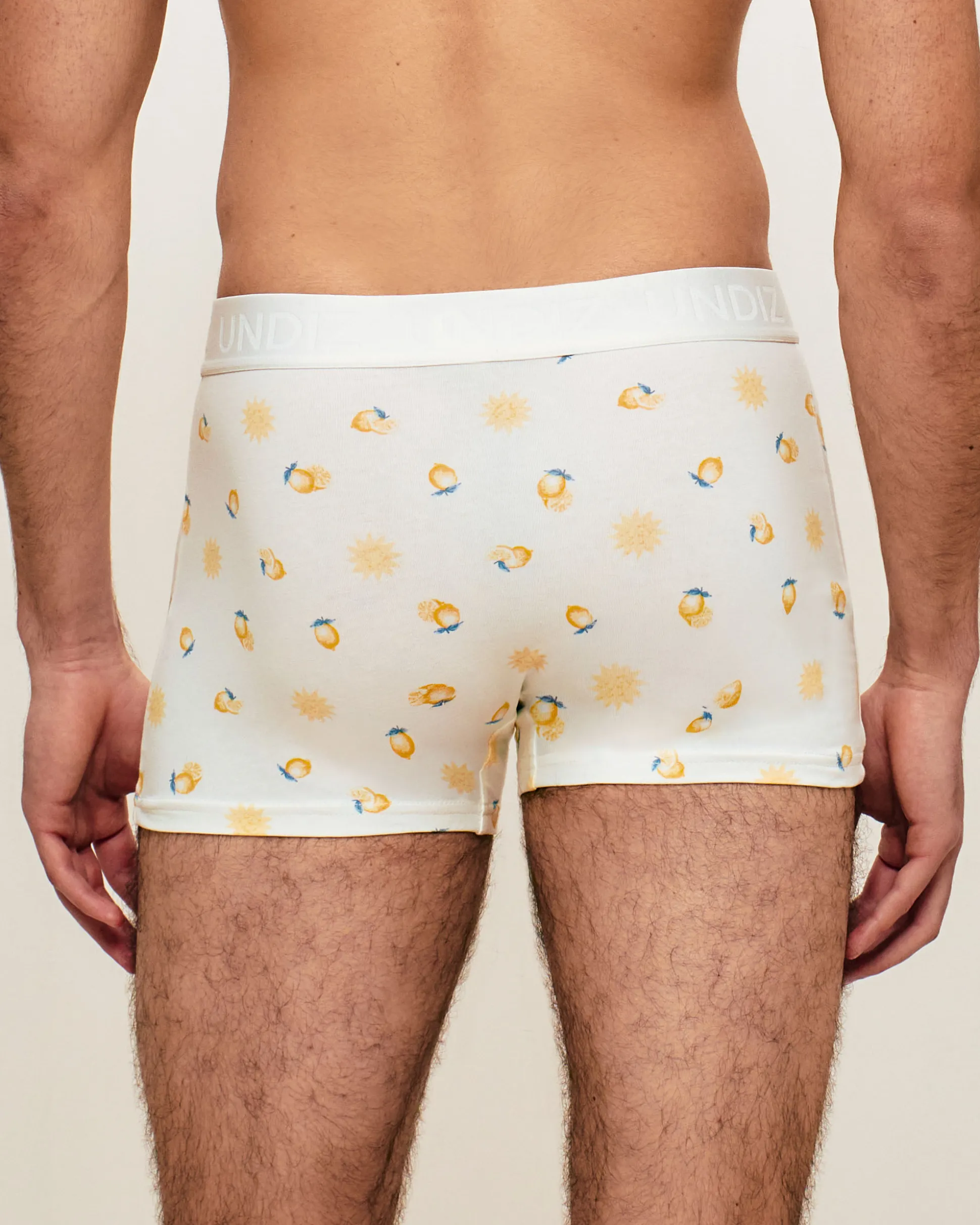 Boxer en coton motifs citrons