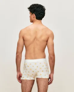 Boxer en coton motifs citrons