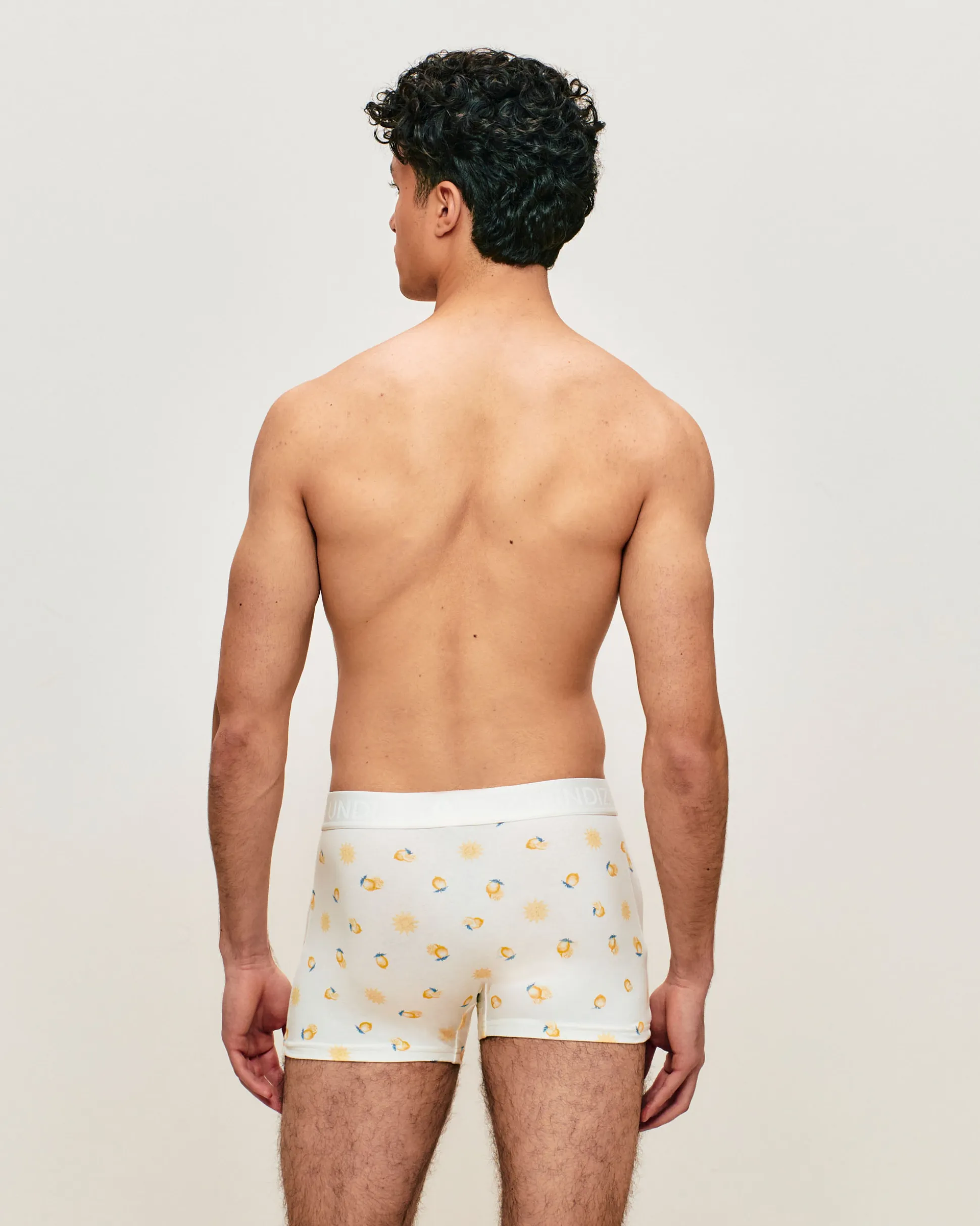 Boxer en coton motifs citrons