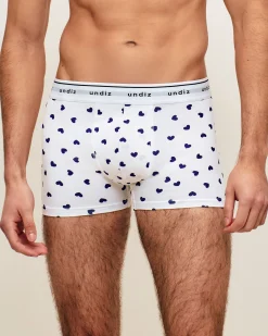 Boxer en coton motifs coeurs