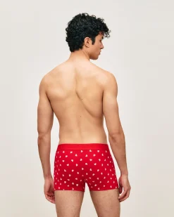 Boxer en coton motifs coeurs