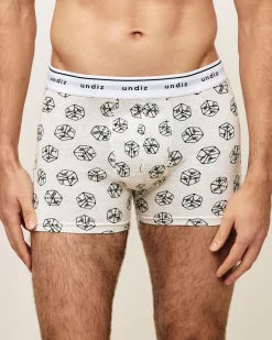 Boxer en coton à motifs dés