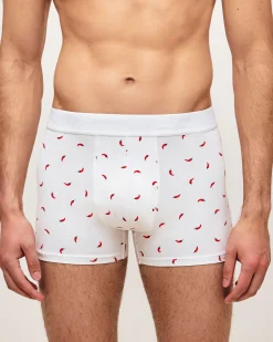Boxer en coton motifs piments