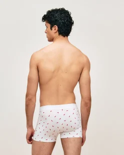 Boxer en coton motifs piments