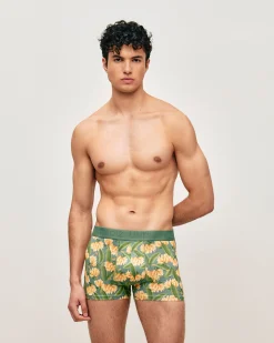 Boxer en microfibre motifs bananes