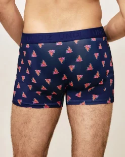 Boxer en microfibre à motifs fantaisie