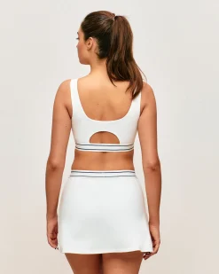 Brassière de sport en microfibre