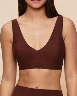 Brassière microfibre seamless