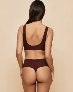 Brassière microfibre seamless