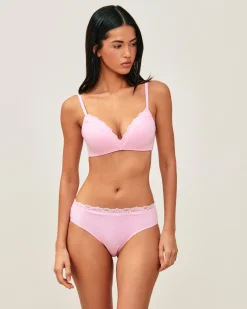 Cheeky en microfibre et dentelle