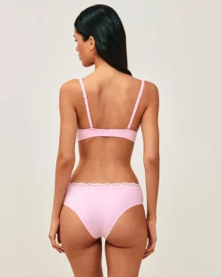 Cheeky en microfibre et dentelle