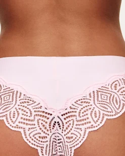 Cheeky microfibre et dentelle