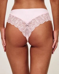 Cheeky microfibre et dentelle