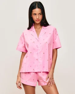 Chemise à manches courtes avec imprimé glaces