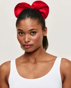 Chouchou cœur satin