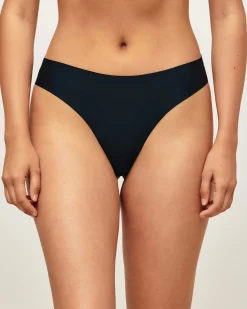 Culotte en microfibre et dentelle