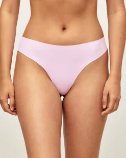Culotte en microfibre et dentelle