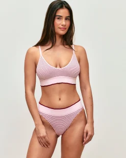 Culotte en seamless à rayures