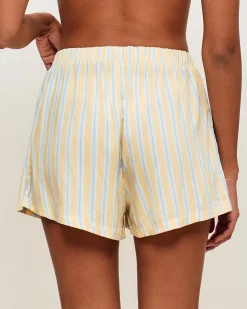 Ensemble chemise et short à rayures