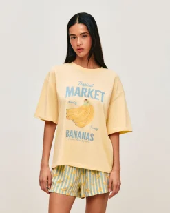 Ensemble en jersey avec motif Tropical Market