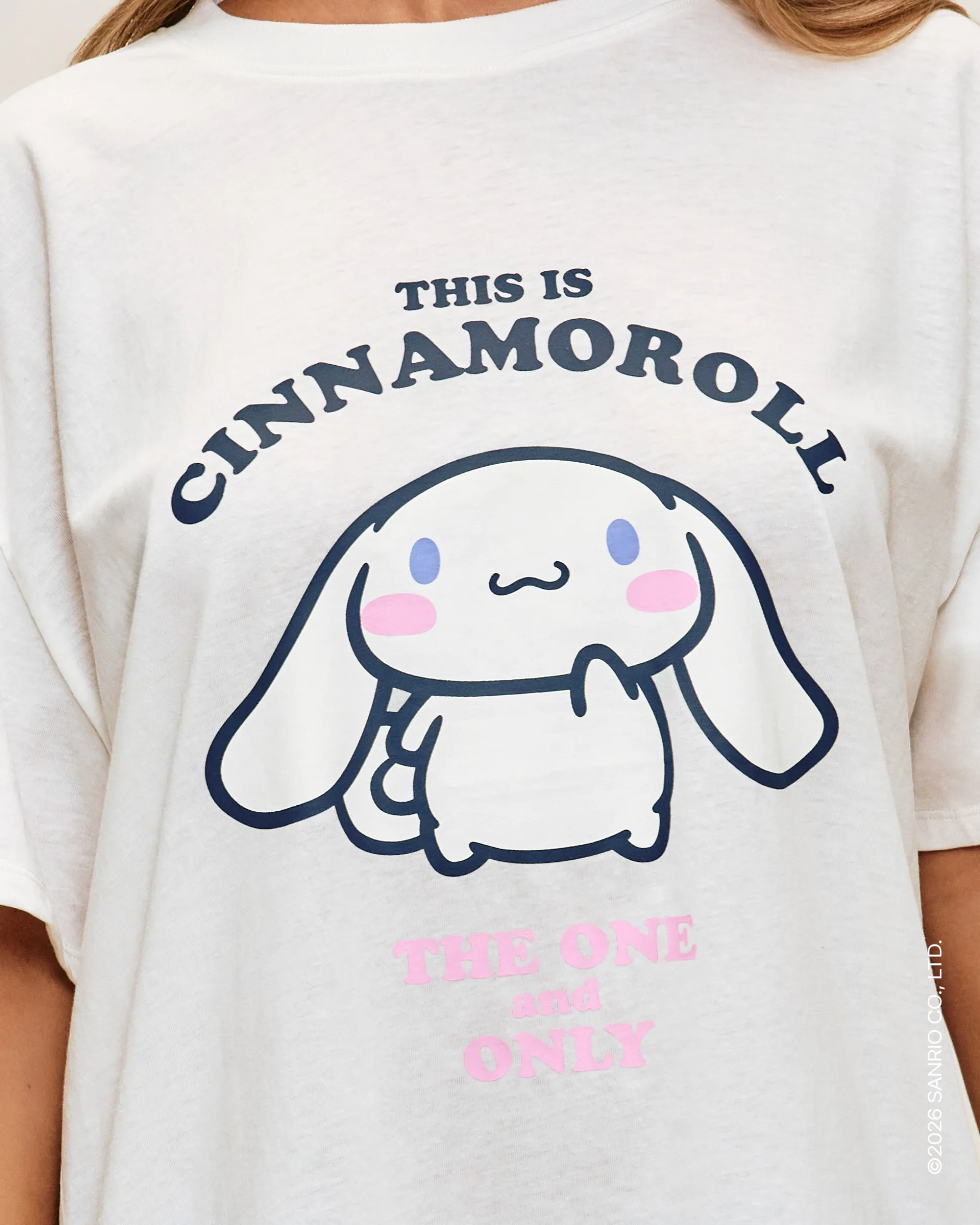 Ensemble t-shirt et short en Jersey Cinnamoroll