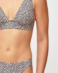 Foulard - Haut de maillot de bain léopard