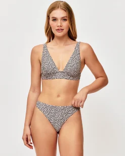 Foulard - Haut de maillot de bain léopard
