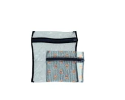 Lot de 2 sacs de lavage motifs oursons