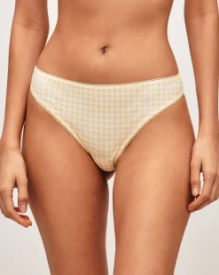 Lot de 3 strings en coton imprimés colorés