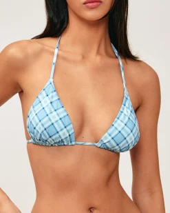 Maillot de bain triangle à carreaux