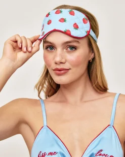 Masque motifs fraises