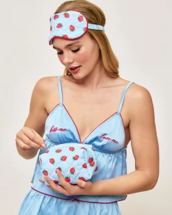 Masque motifs fraises