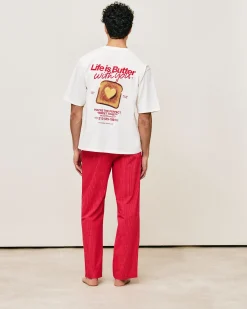 Pantalon en coton à carreaux