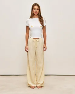 Pantalon en coton popeline