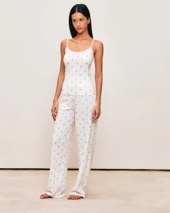 Pantalon en jersey à motif glaces