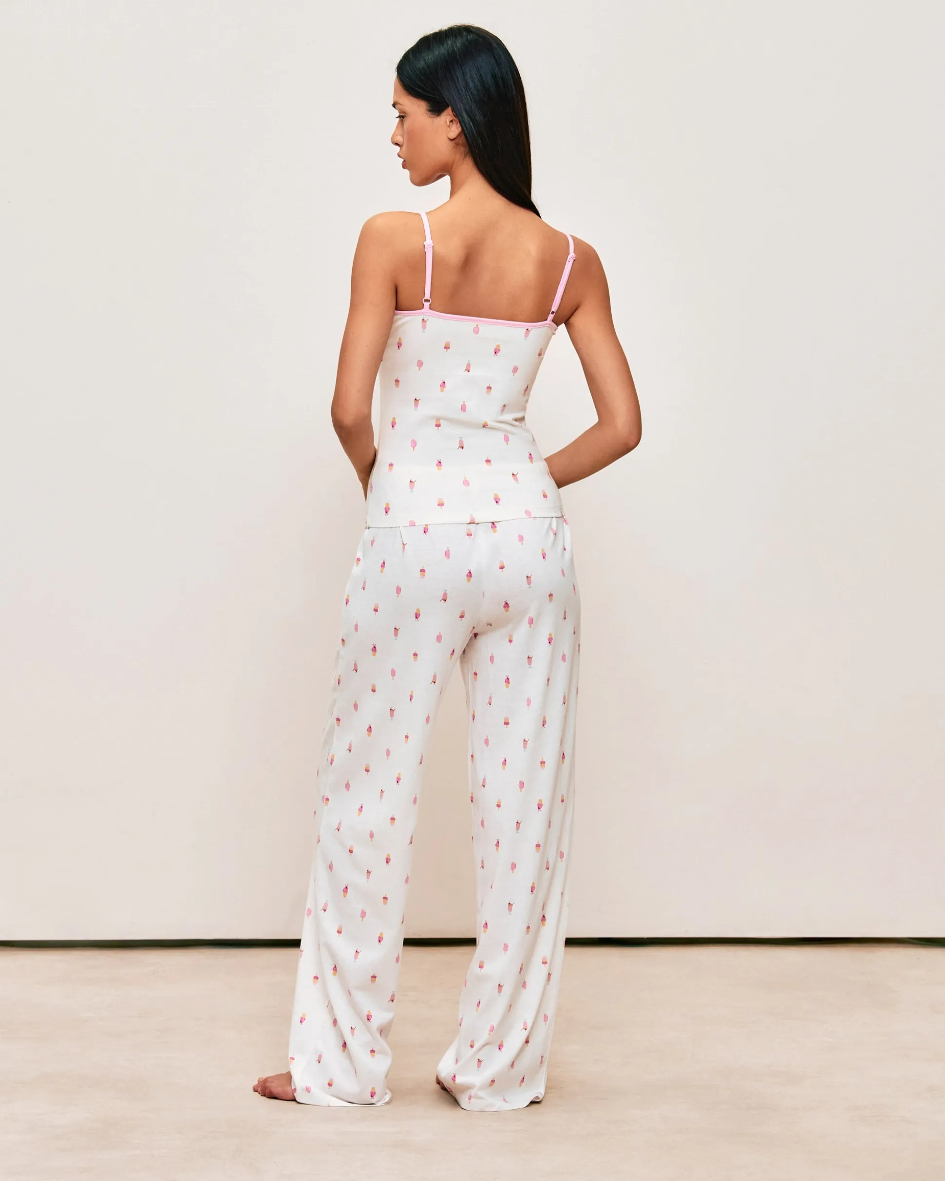 Pantalon en jersey à motif glaces