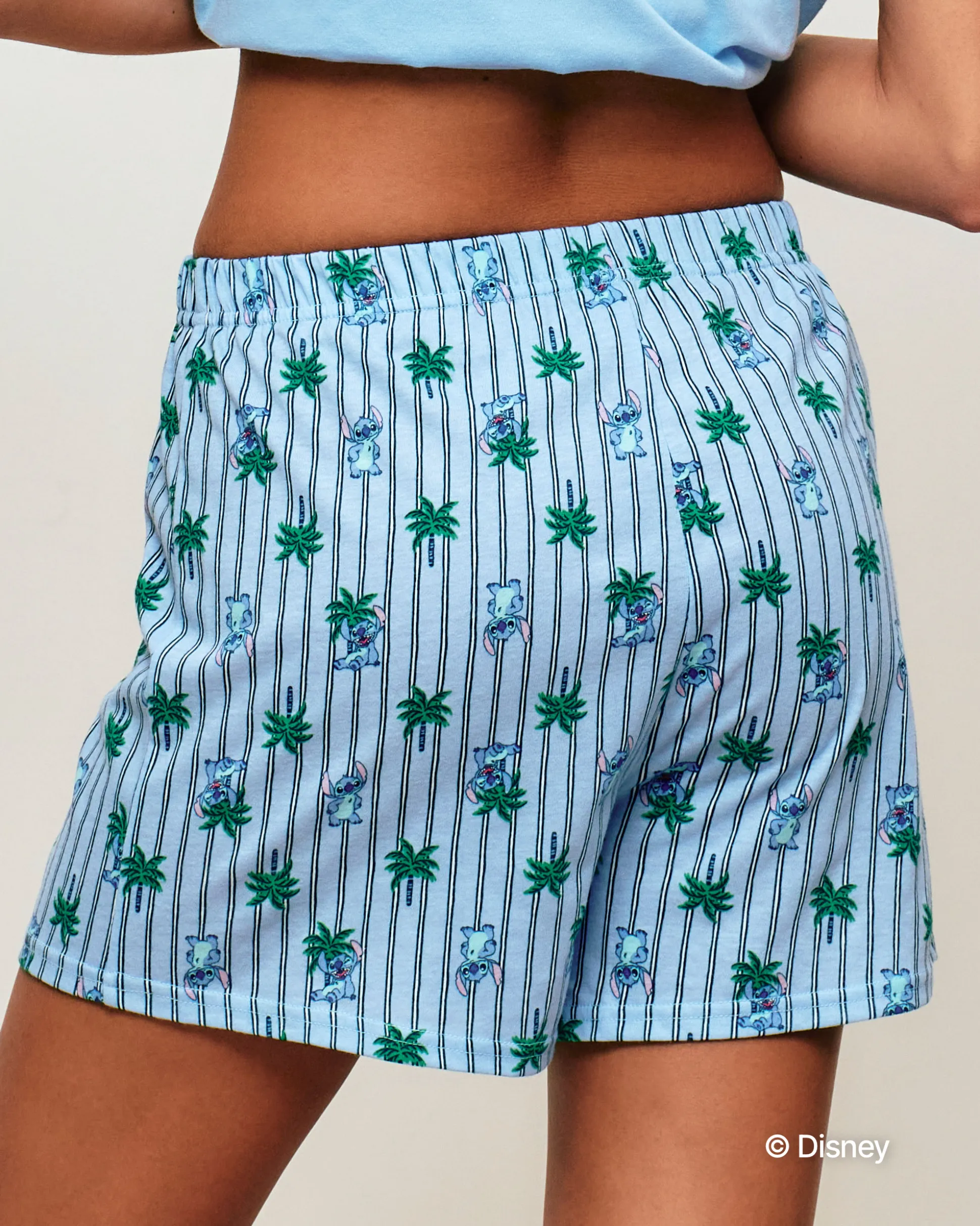 Set t-shirt et short imprimé Stitch