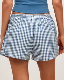 Short en coton vichy