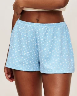 Short en jersey côtelé