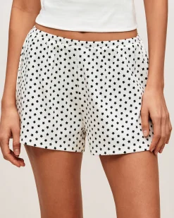 Short en jersey imprimé étoiles