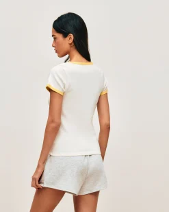 Short en molleton gris