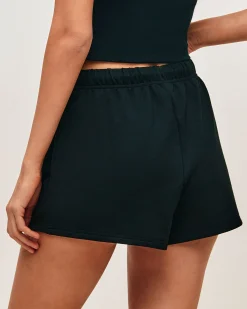 Short en molleton noir